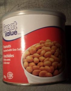 Arachides rôties avec sel de mer Great Value