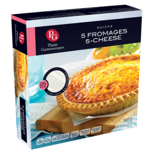 Quiche aux 5 fromages Plaisirs Gastronomiques