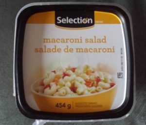 salade de macaroni Selection