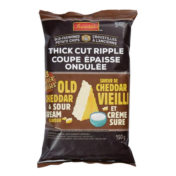 Irrésistibles croustilles au cheddar vieilli