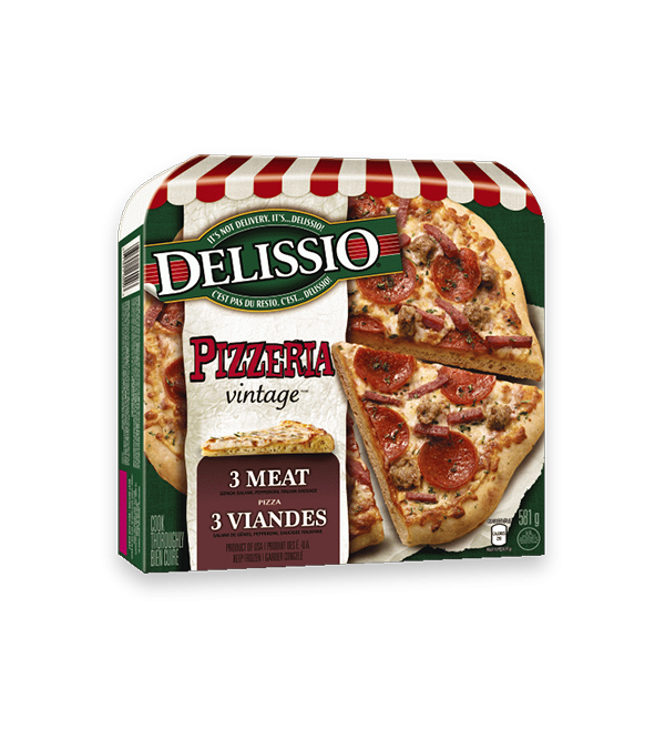 Pizzeria Delissio Vintage 3 viandes
