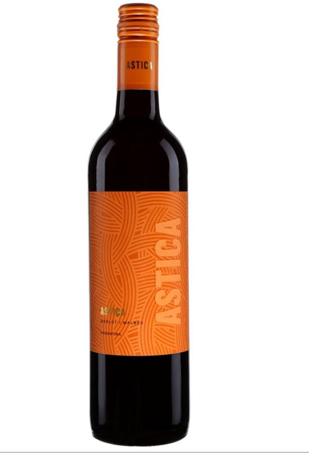 Vin rouge Astica d'Argentine