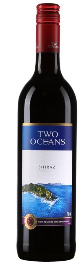 vin rouge Two Oceans Shiraz 2016