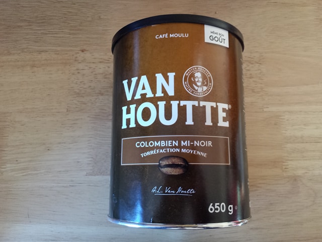 Café Van Houtte colombien mi-noir
