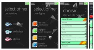 Aperçu de l'application Metroexit
