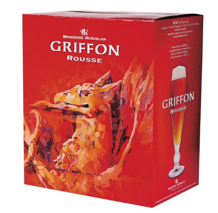 Caisse de bière Griffon ale rousse