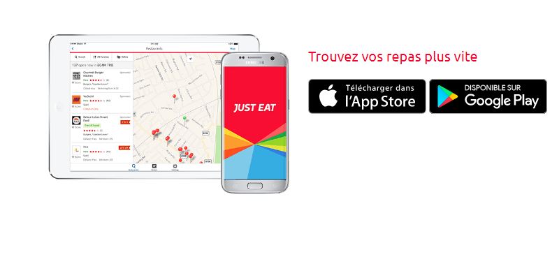 Just Eat service de livraison de repas de restaurants