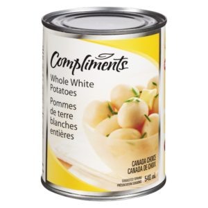 Pommes de terre blanches Compliments en conserve
