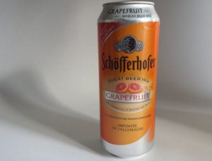 Schöfferhofer mélange à la bière de blé à la saveur de pamplemousse