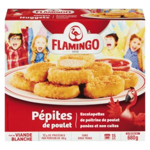 Pépites de poulet Flamingo