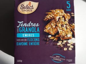 Barres tendres Granola S'Mores de Select Choice