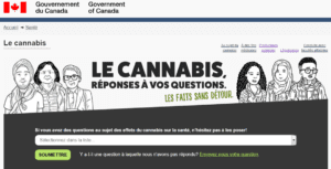 Site du gouvernement du Canada sur le cannabis