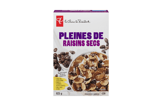 Céréales Pleines de raisins secs, Le Choix du Président