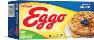Gaufres Kellogg's Eggo saveur de bleuets