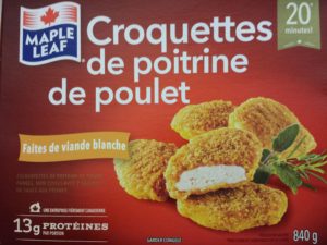 Croquettes de poitrine de poulet Maple Leaf