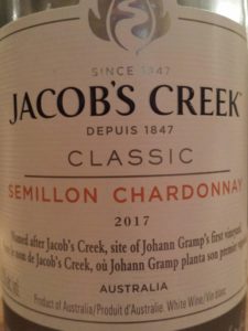 Jacob's Creek Classic Semillon Chardonnay 2017