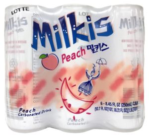 Milkis Peach par Lotte