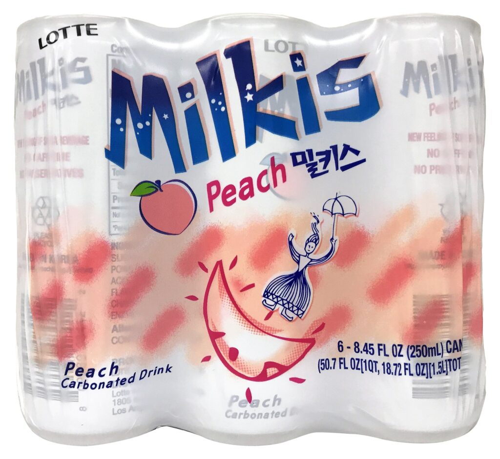 Milkis Peach par Lotte