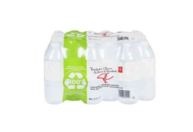 Eau de source naturelle Le Choix du Président