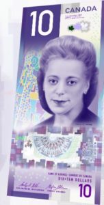 nouveau billet de 10$ au Canada