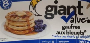 Gaufres aux bleuets Giant Value
