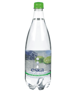 Eau de source gazéifiée ESKA à l'arôme naturel de lime
