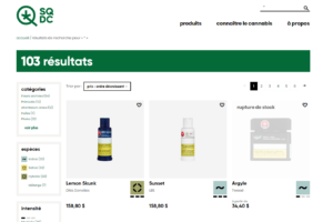Les produits les plus chers en vente à la Société Québécoise du Cannabis (SQDC)