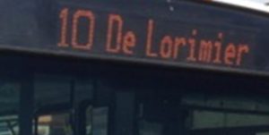 Autobus 10 De Lorimier Sud et Autobus 10 De Lorimier Nord