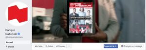 Assistant virtuel Facebook de la Banque Nationale du Canada