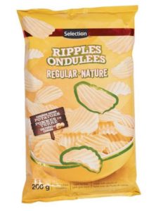 Croustilles ondulées nature Selection