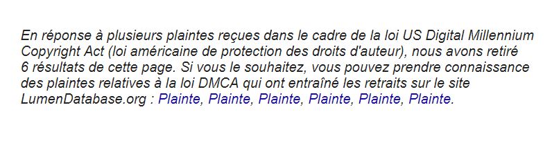 Streaming gratuit et HDS, encore des plaintes formulées à Google