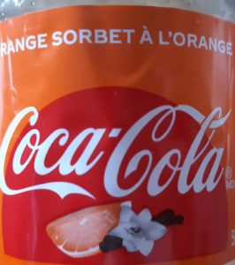 Coca-cola sorbet à l'orange