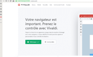 Essai du navigateur Vivaldi