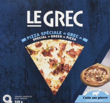 Le Grec pizza spéciale « grec »