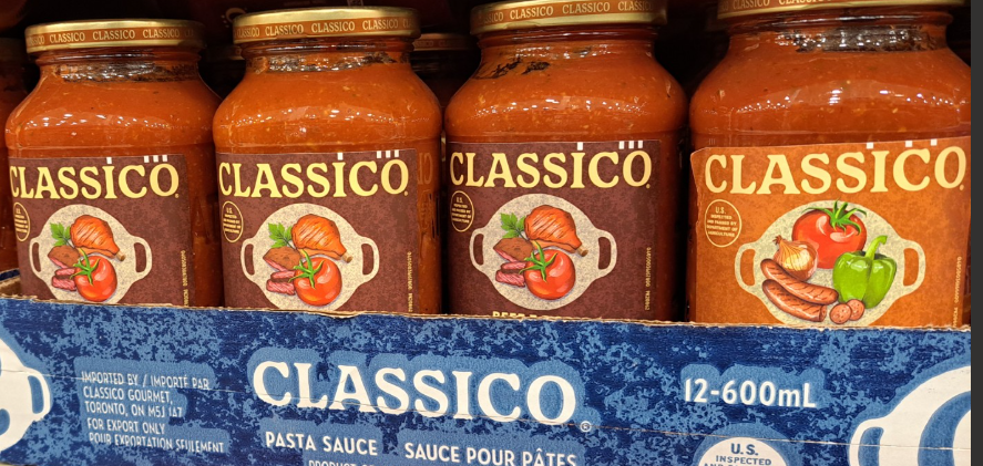 Nouveau look sur les pots de sauces Classico